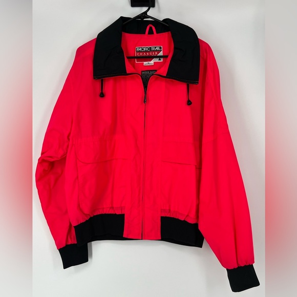 PACIFIC TRAIL CHARGER HIKING JACKET RAIN & WIND RESISTANT, HOODED, LARGE POCKETS - Picture 1 of 9